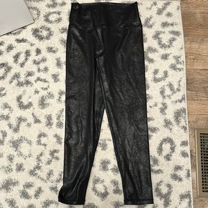 Leather look Aerie Leggings
